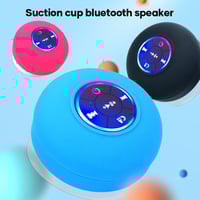 Mini Bluetooth Shower Speaker With Led Light
