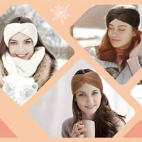 Hand-Knitted Warm Yarn Headband