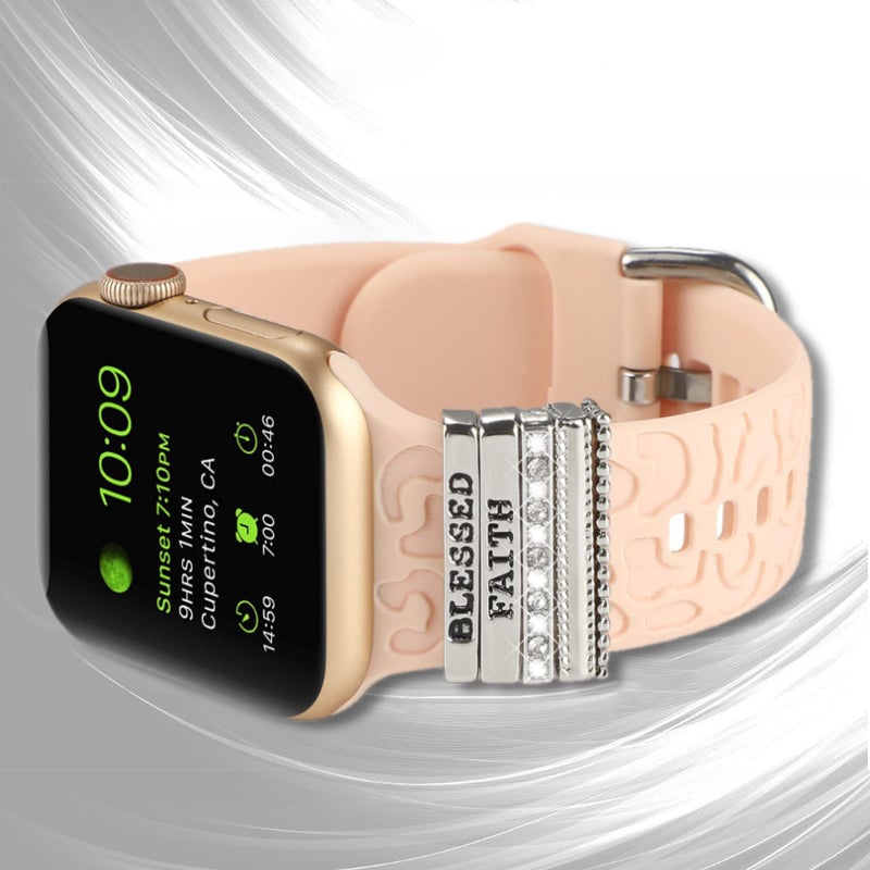 Apple Watch Band mit Metallbesatz