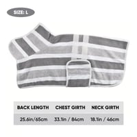 Luxury Microfiber Dog Bathrobe