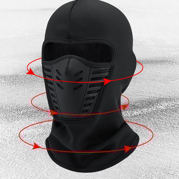Winter Windproof Thermal Fleece Face Mask for Cycling & Outdoor Sports
