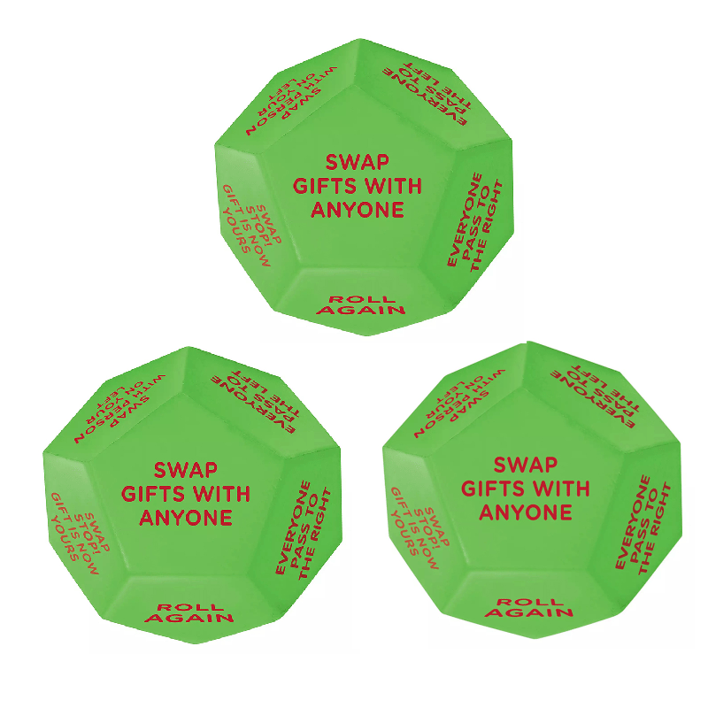 Santa Swap Gift Exchange Dice