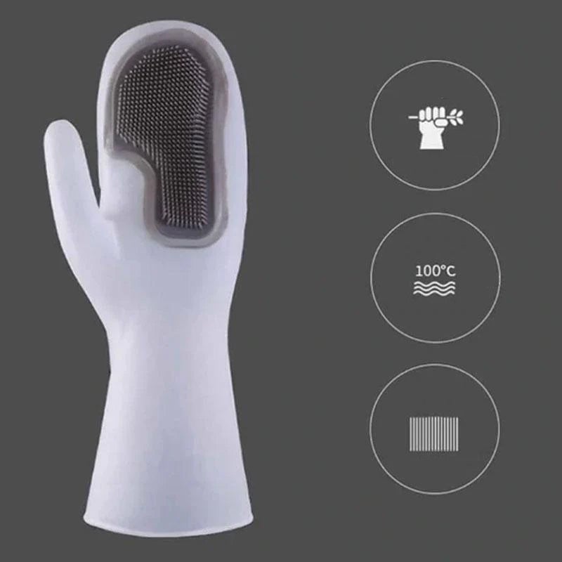 Herbruikbare siliconen magische handschoenen