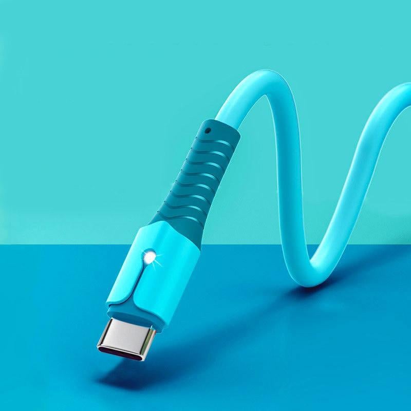 Silikon hurtigladekabel