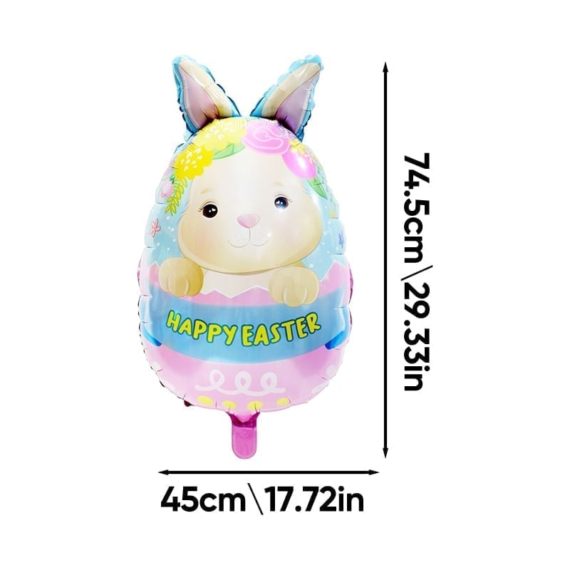 3D Easter Foil Balloon Garden Decoration
