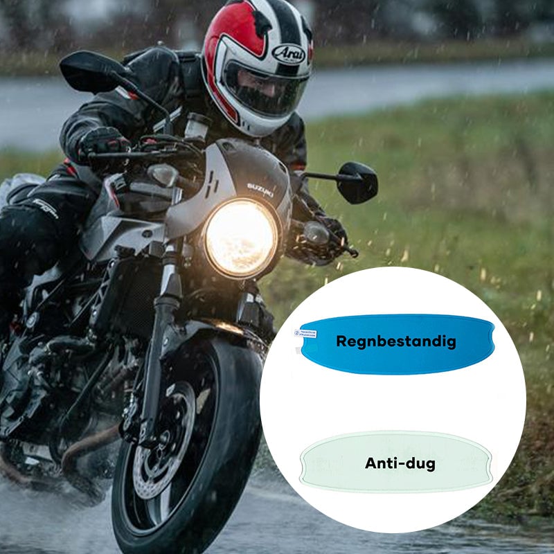 Anti-dug og regntæt visirbelægning