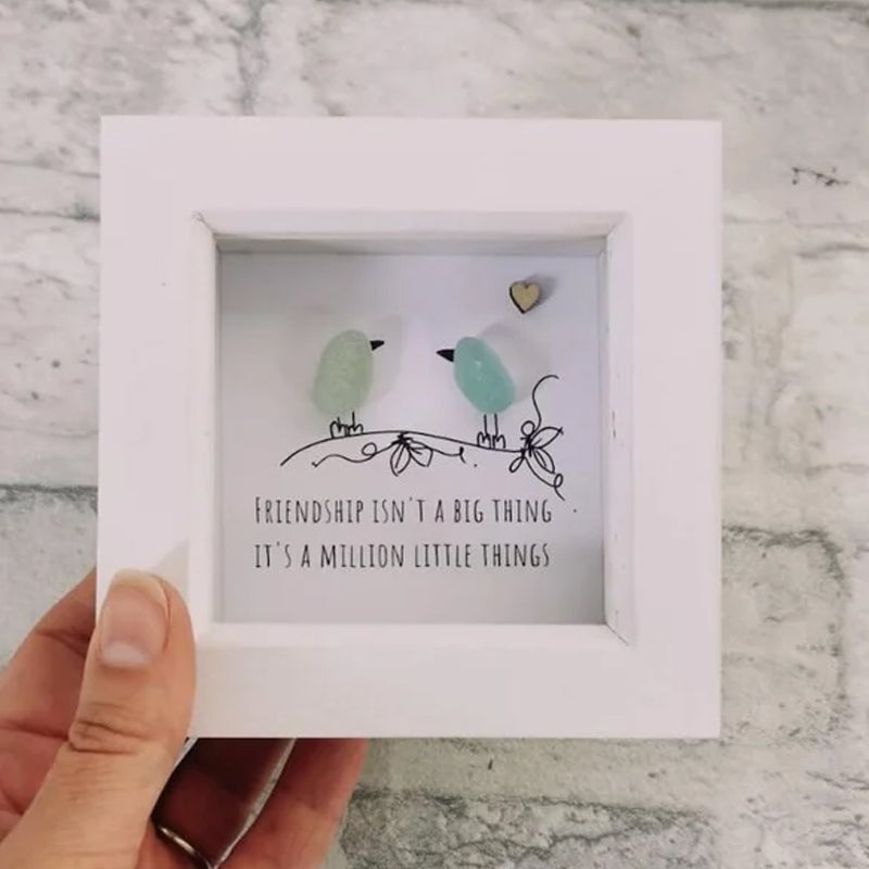 Friend Gift, Seaglass Art