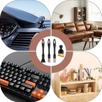 4-Piece Car Interior Cleaning Brush Set