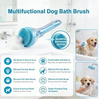 New 2 in 1 Pet Bath and Grooming Brush