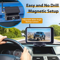Sakerplus Magnetic Solar Wireless Backup Camera