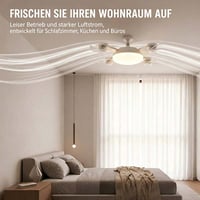 Deckenventilator-Lampe mit Fernbedienung