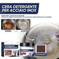Pasta magica per la pulizia dell'acciaio inossidabile