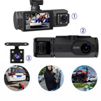 Three-lens driving recorder
