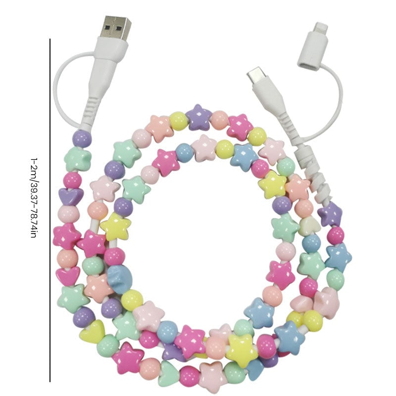 4-in-1 Perlen-Datenkabel