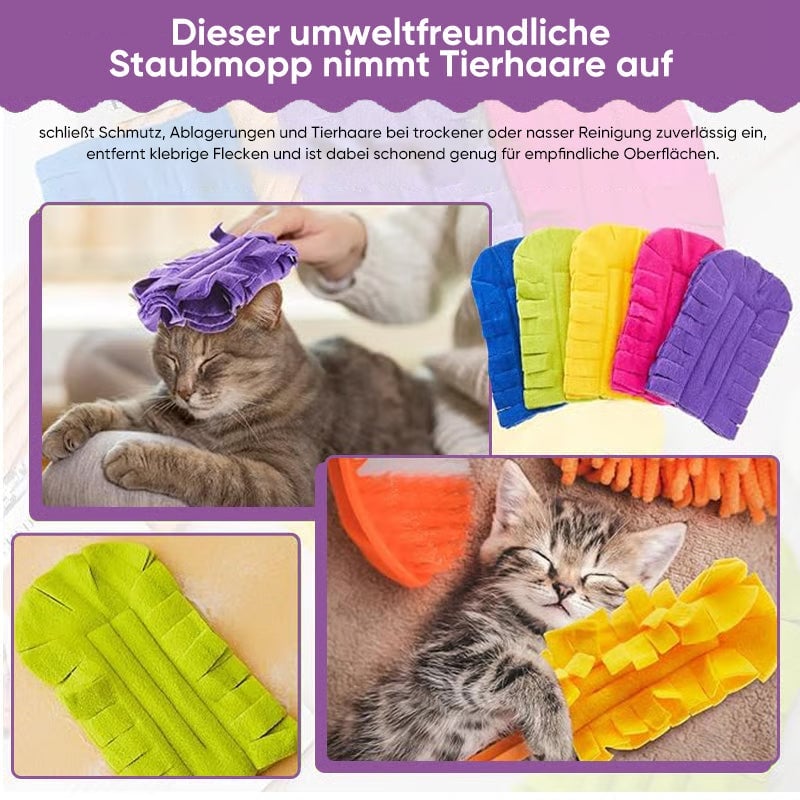 Wiederverwendbare Fleece-Staubwedel-Ersatzbezüge