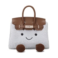Plush Crossbody Bag for Winter Adventures