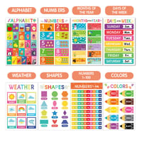 Colorful Educational Posters（16 PCS/SET ）
