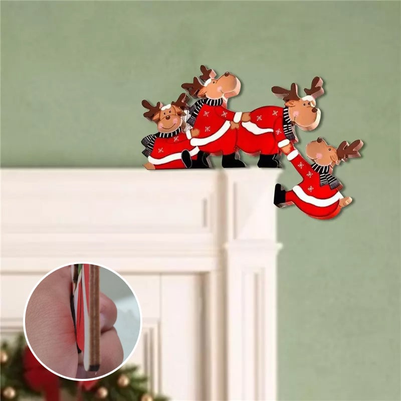 🦌Weihnachten Türrahmen Dekoration