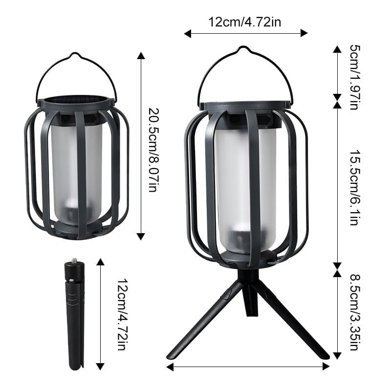 Sakerplus Solar lantern outdoor light with 4 Modes