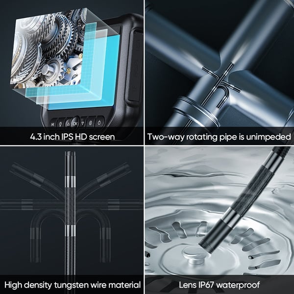 Sakerplus Two-Way Articulating Borescope