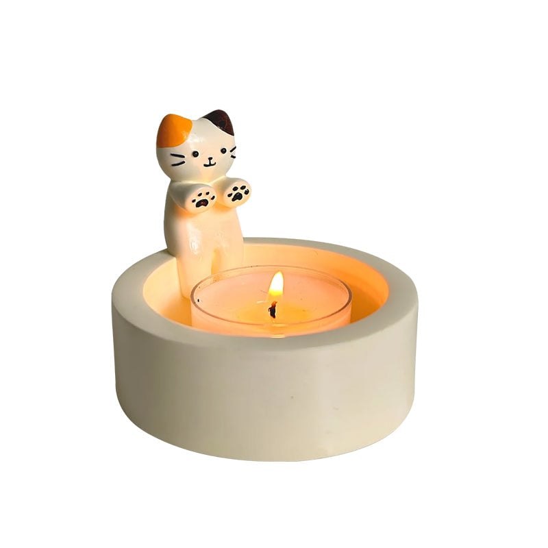 Söt Kattljusstake