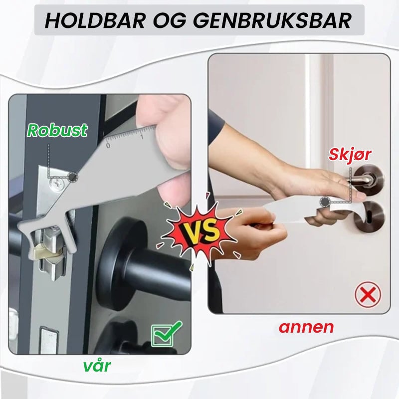 Låsplukking brannverktøy