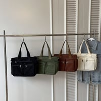 Sac fourre-tout en velours côtelé de grande capacité