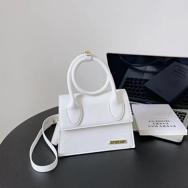 Solid Color Flap Square Bag