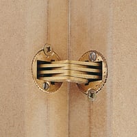 Verborgen messing scharnieren