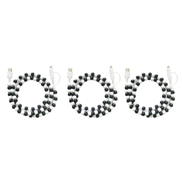 Creative Beaded 2-in-1 Data Cable