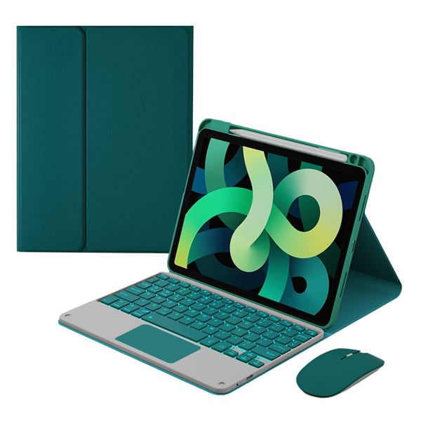 Detachable Wireless Keyboard with Case & Pencil Holder