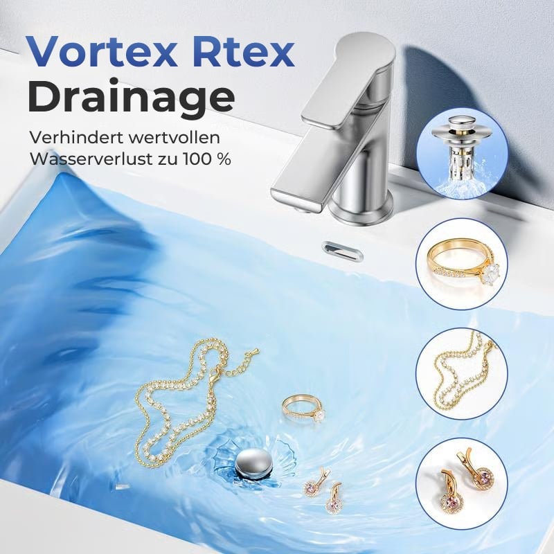 2-in-1-Badezimmer-Popup-Abfluss