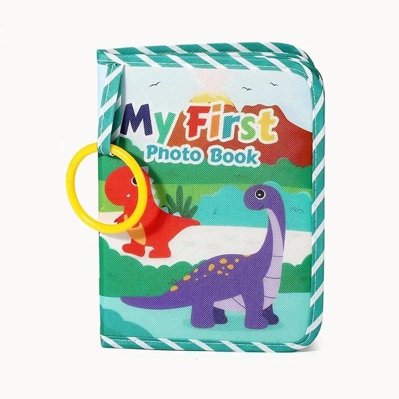 Min första babyfotobok med säker spegel