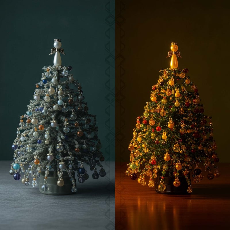 DIY-Perlen-Weihnachtsbaum-Dekorations-Bastelset