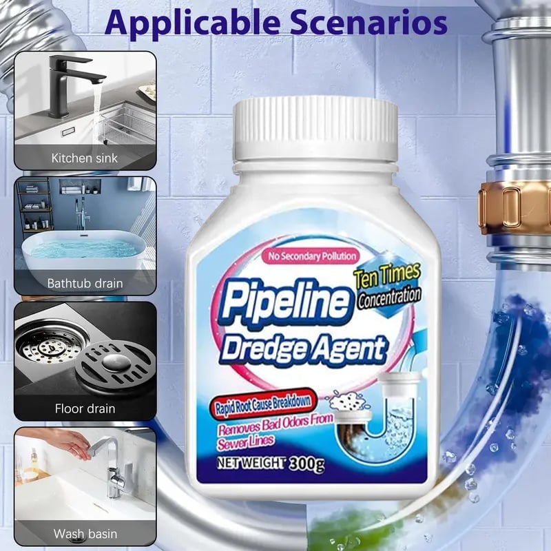 Powerful Pipe Unclogging Powder