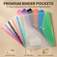 11-Hole 3D Document Pocket