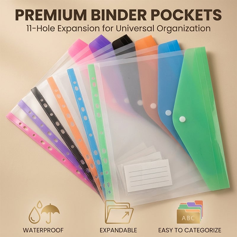 11-Hole 3D Document Pocket
