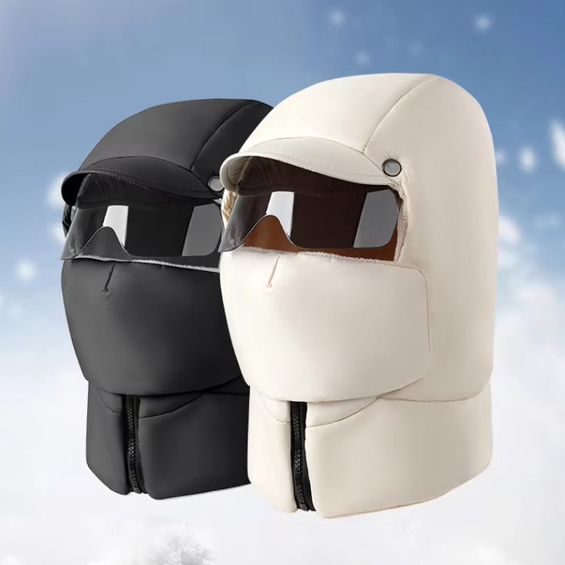 Winddichte Vollschutz-Outdoor-Maske mit Brille