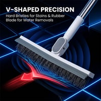 V-Shaped Gap Floor Scrub Brush