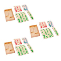 Wooden Math Operations Toy Set