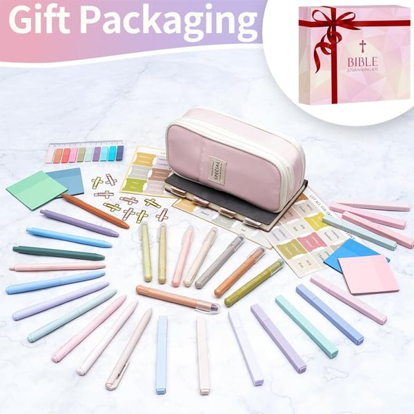 🌸Floral Bible Tabs 66 Peel-and-Stick