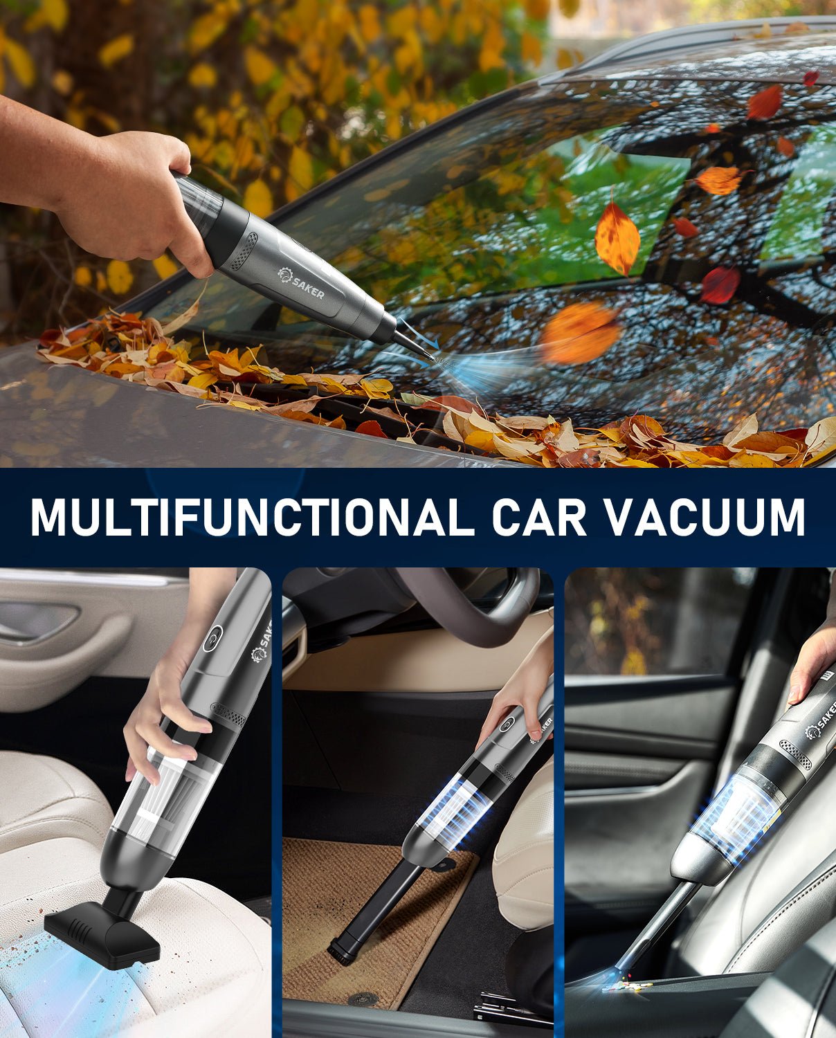 Car Vacuum Portable Cordless