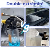 Améliorez votre expérience de lavage de voiture - Accessoire à double connecteur pour canon à mousse