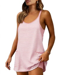 Striped Sleeveless Camisole Casual Jumpsuits