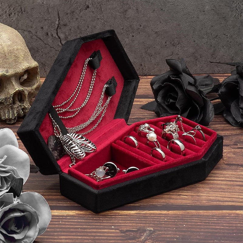 Gothic Coffin Jewelry Storage Box