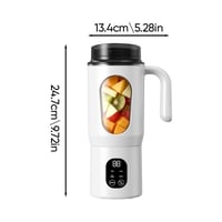 Portable 2-in-1 Electric Juicer and Smoothie Blender
