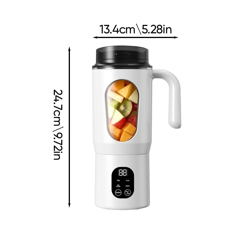 Portable 2-in-1 Electric Juicer and Smoothie Blender