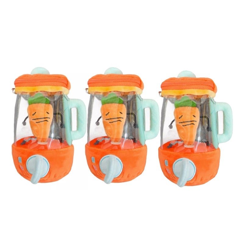 🥕Carrot Juicer Plush Toy – The Cutest Stress Reliever! 🧸✨