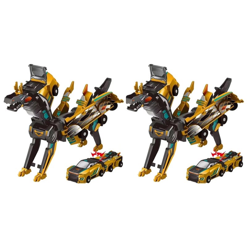 2-in-1 Magnetische Autos: Drachen und Einhörner