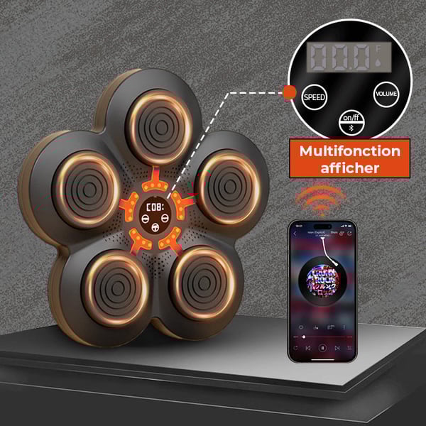 Machine de boxe musicale intelligente pour adultes et enfants